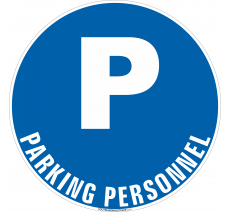 Parking personnel formats et matières au choix