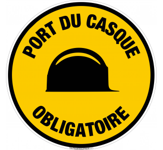 Panneau Port de casque obligatoire