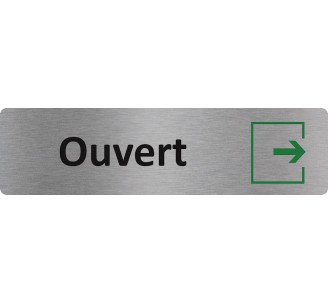 Plaque de porte économique " Ouvert "