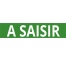 Cache plaque pour voiture " A saisir "