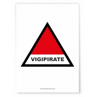 Panneau Vigipirate - Vigilance