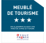 Panonceau Meublé de tourisme 3 étoiles 2024