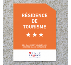 Panonceau Résidence de tourisme 3 étoiles