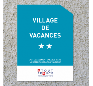 Panonceau Village de vacances 2 étoiles 2024