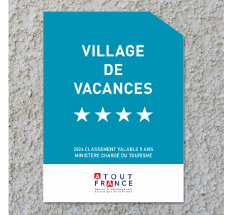 Panonceau Village de vacances 4 étoiles 2024