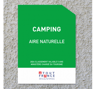 Panonceau Camping Aire Naturelle 2024