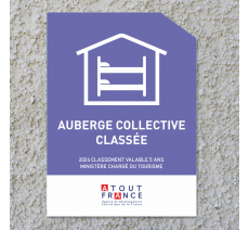 Panonceau auberge collective classée 2024