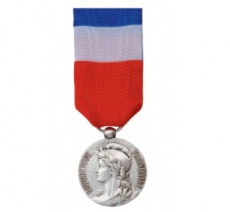 Médaille du travail ARGENT 20 ans gravée